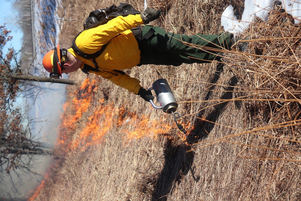 Fort McCoy holds 2023’s first prescribed burn at installation