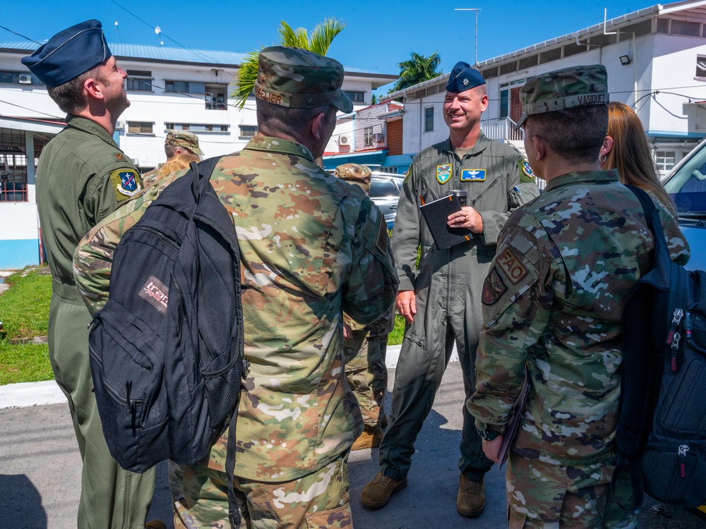 AFSOUTH commander visits Guyana for LAMAT opening ceremony
