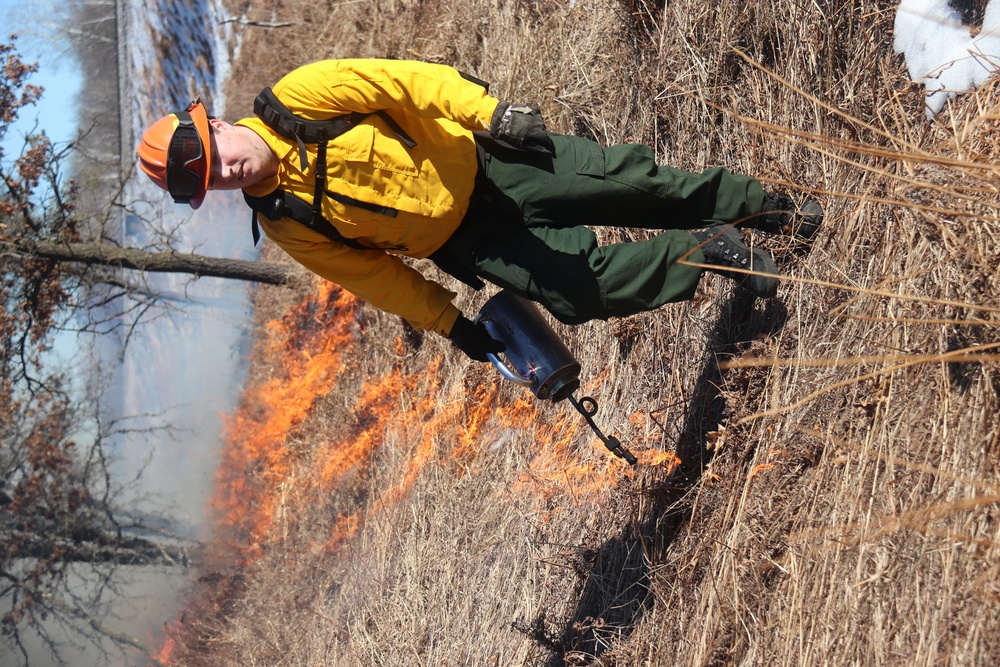 Fort McCoy holds 2023’s first prescribed burn at installation