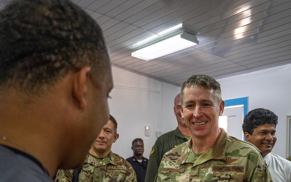 AFSOUTH commander visits Guyana for LAMAT opening ceremony