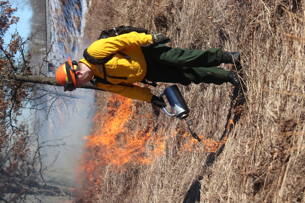 Fort McCoy holds 2023’s first prescribed burn at installation