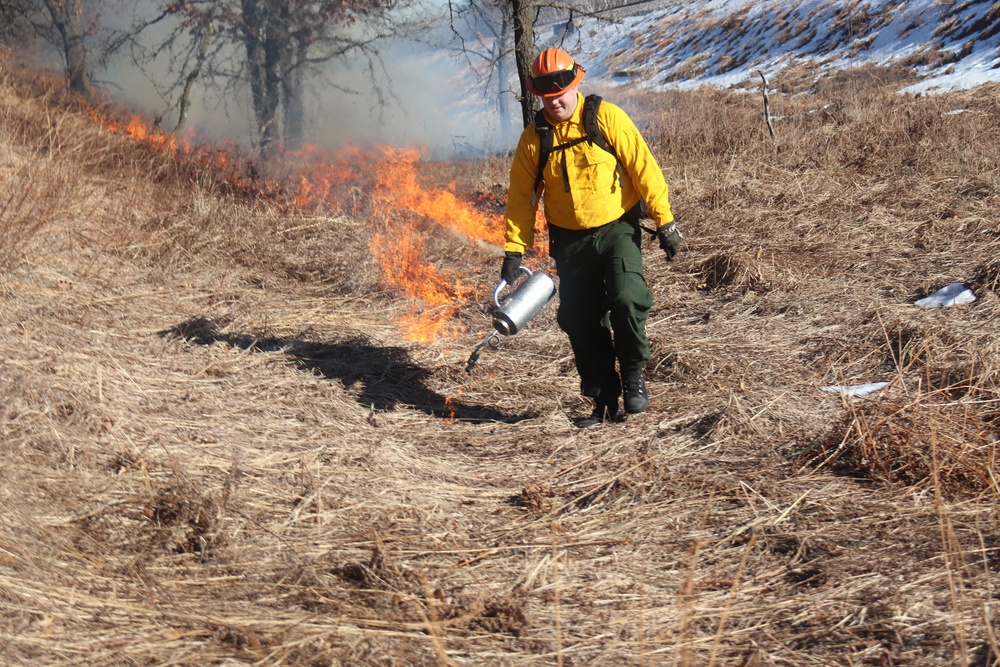 Fort McCoy holds 2023’s first prescribed burn at installation