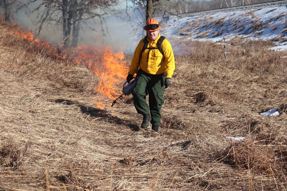 Fort McCoy holds 2023’s first prescribed burn at installation