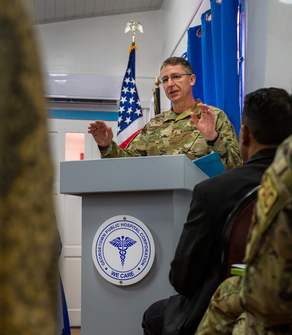 AFSOUTH commander visits Guyana for LAMAT opening ceremony