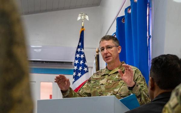 AFSOUTH commander visits Guyana for LAMAT opening ceremony