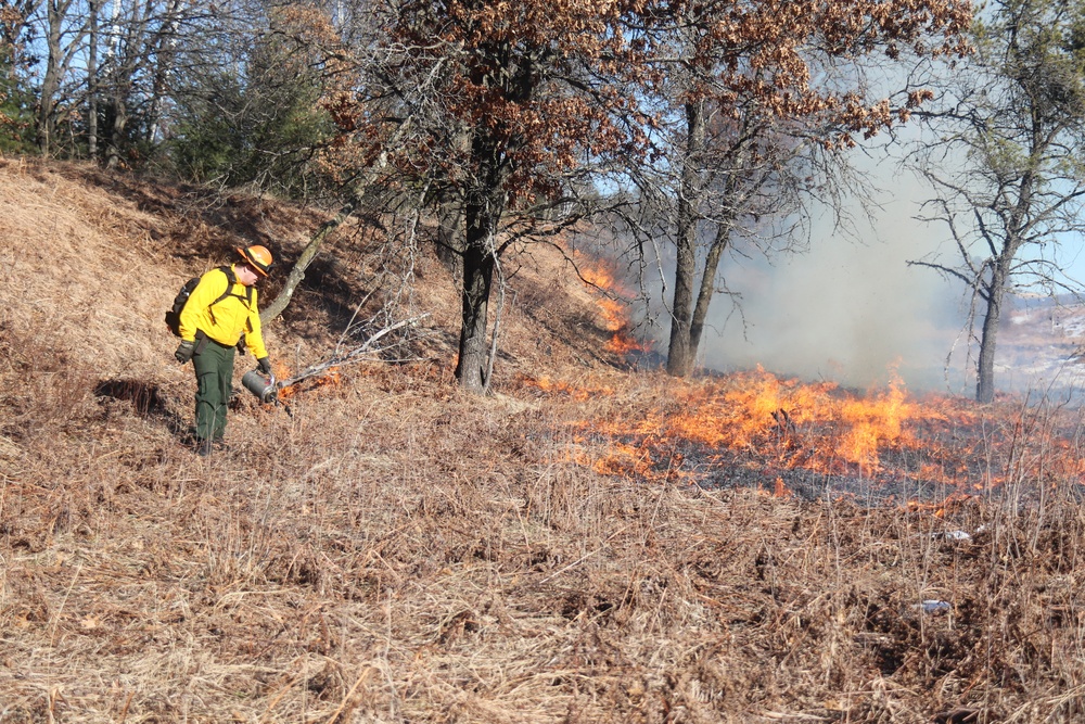 Fort McCoy holds 2023’s first prescribed burn at installation