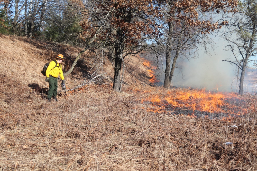 Fort McCoy holds 2023’s first prescribed burn at installation