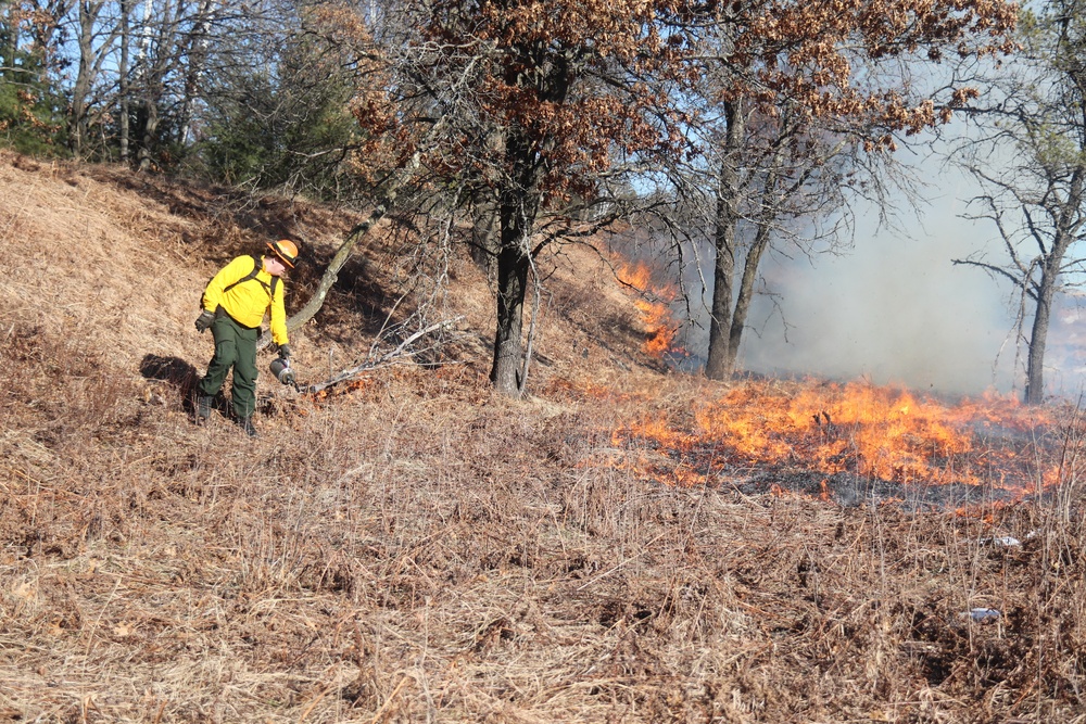 Fort McCoy holds 2023’s first prescribed burn at installation