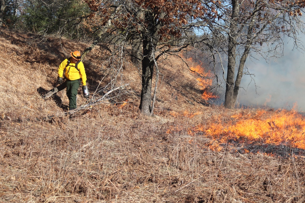 Fort McCoy holds 2023’s first prescribed burn at installation