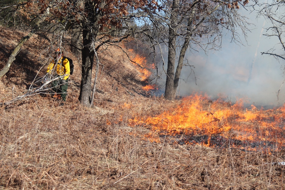 Fort McCoy holds 2023’s first prescribed burn at installation