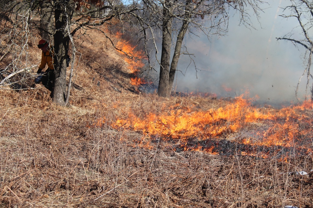 Fort McCoy holds 2023’s first prescribed burn at installation