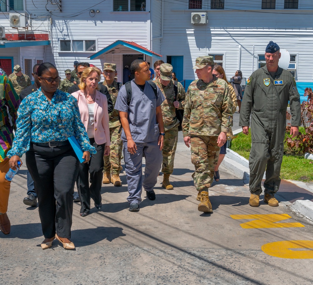 AFSOUTH commander visits Guyana for LAMAT opening ceremony