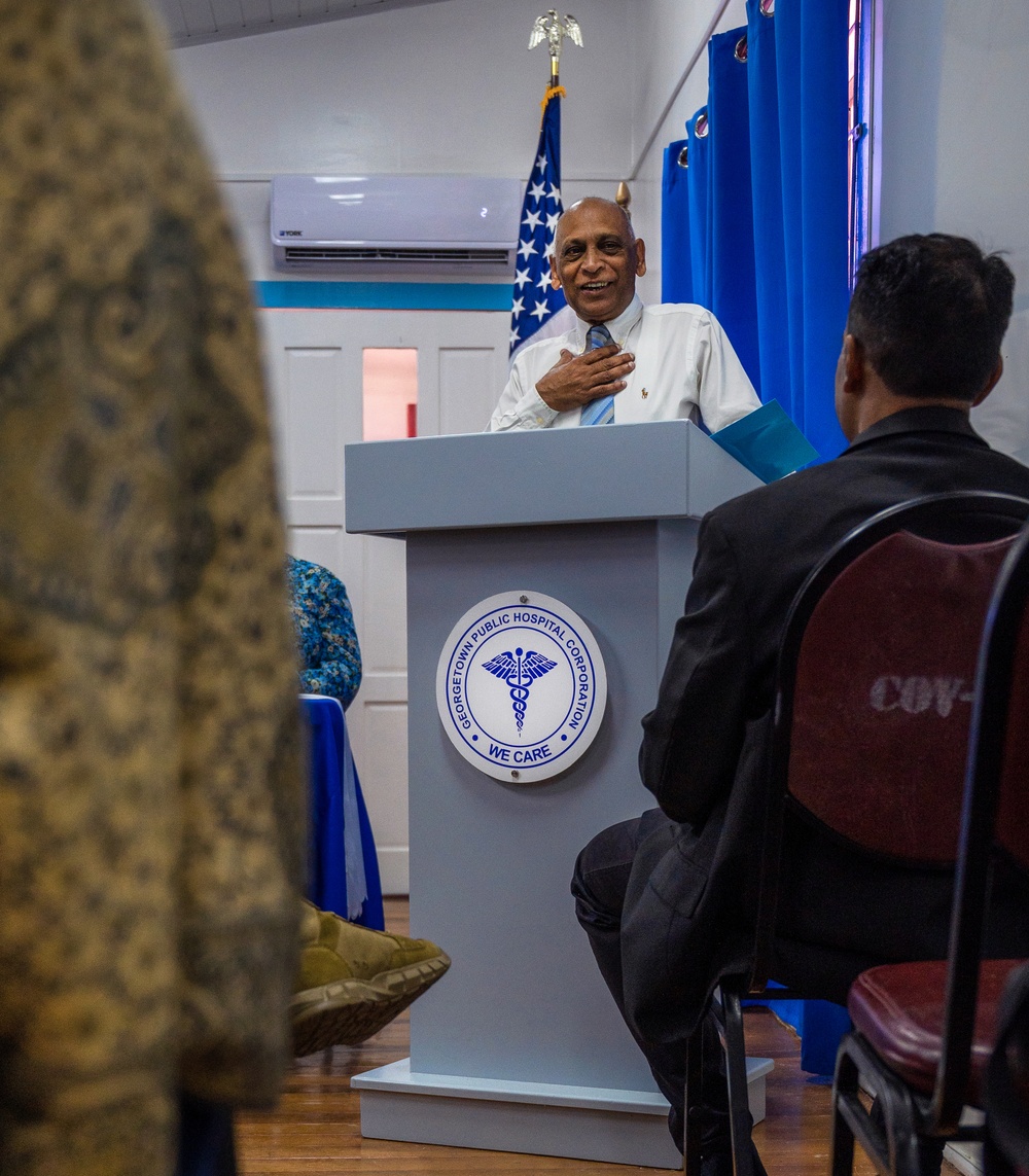 AFSOUTH commander visits Guyana for LAMAT opening ceremony