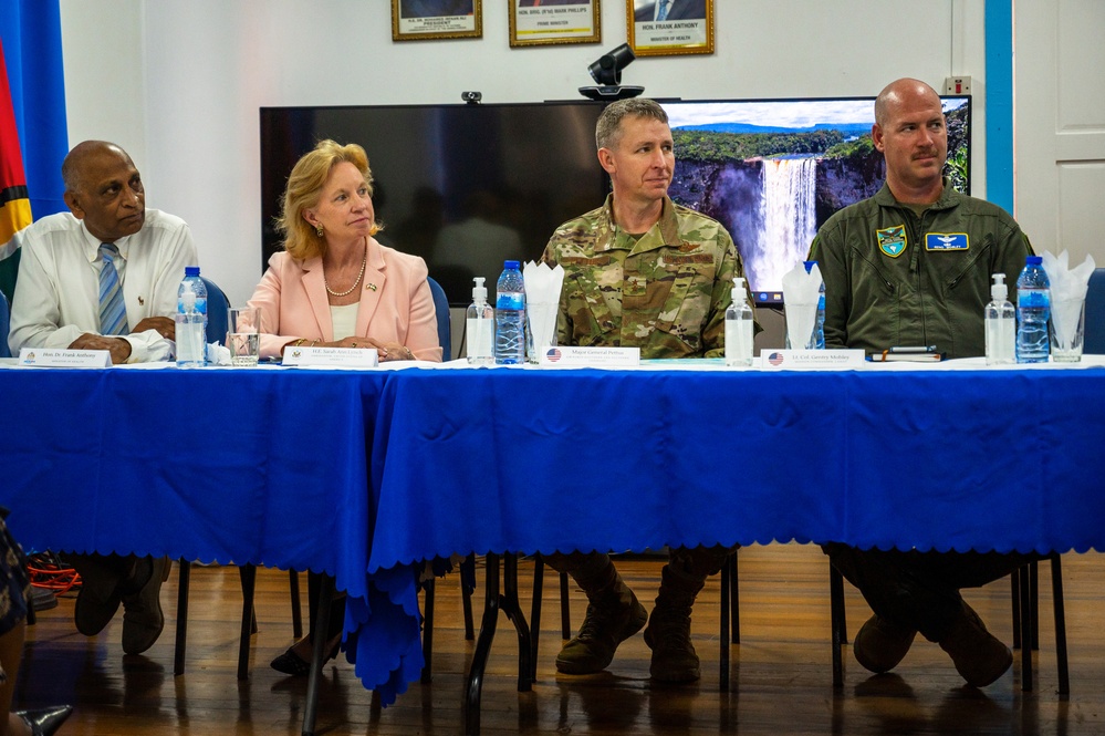 AFSOUTH commander visits Guyana for LAMAT opening ceremony