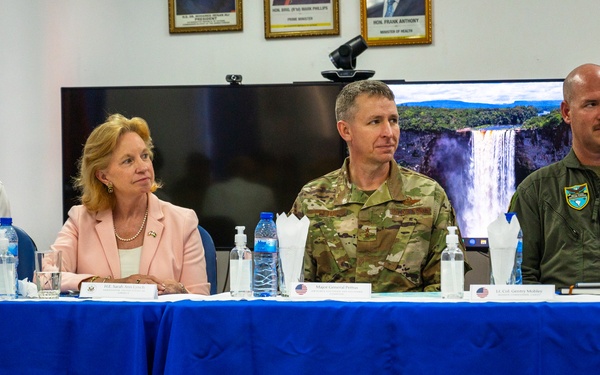 AFSOUTH commander visits Guyana for LAMAT opening ceremony