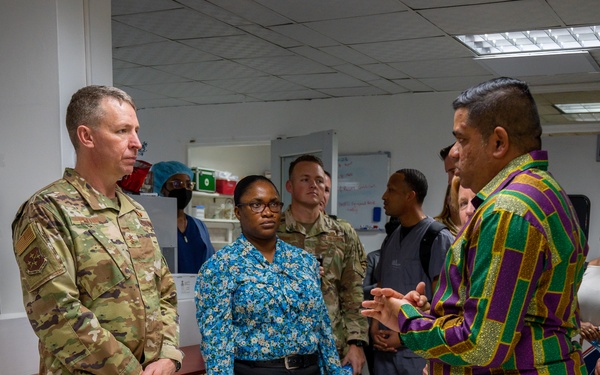 AFSOUTH commander visits Guyana for LAMAT opening ceremony