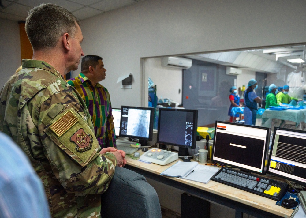 AFSOUTH commander visits Guyana for LAMAT opening ceremony