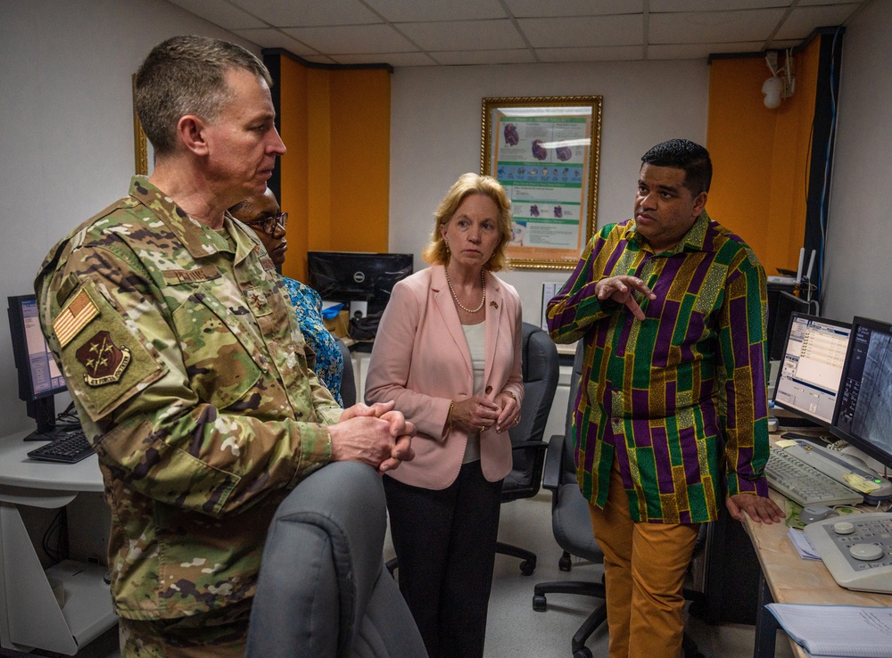 AFSOUTH commander visits Guyana for LAMAT opening ceremony