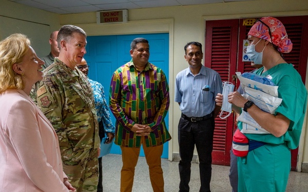 AFSOUTH commander visits Guyana for LAMAT opening ceremony