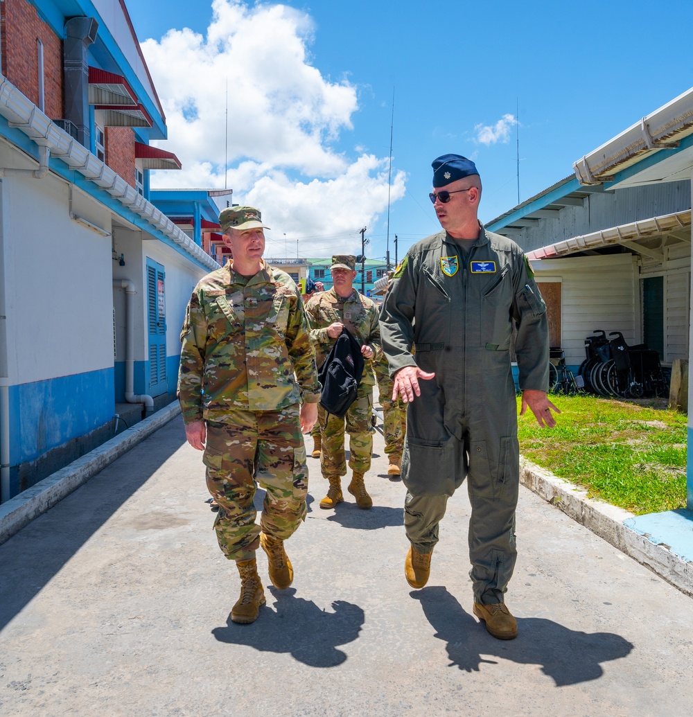AFSOUTH commander visits Guyana for LAMAT opening ceremony