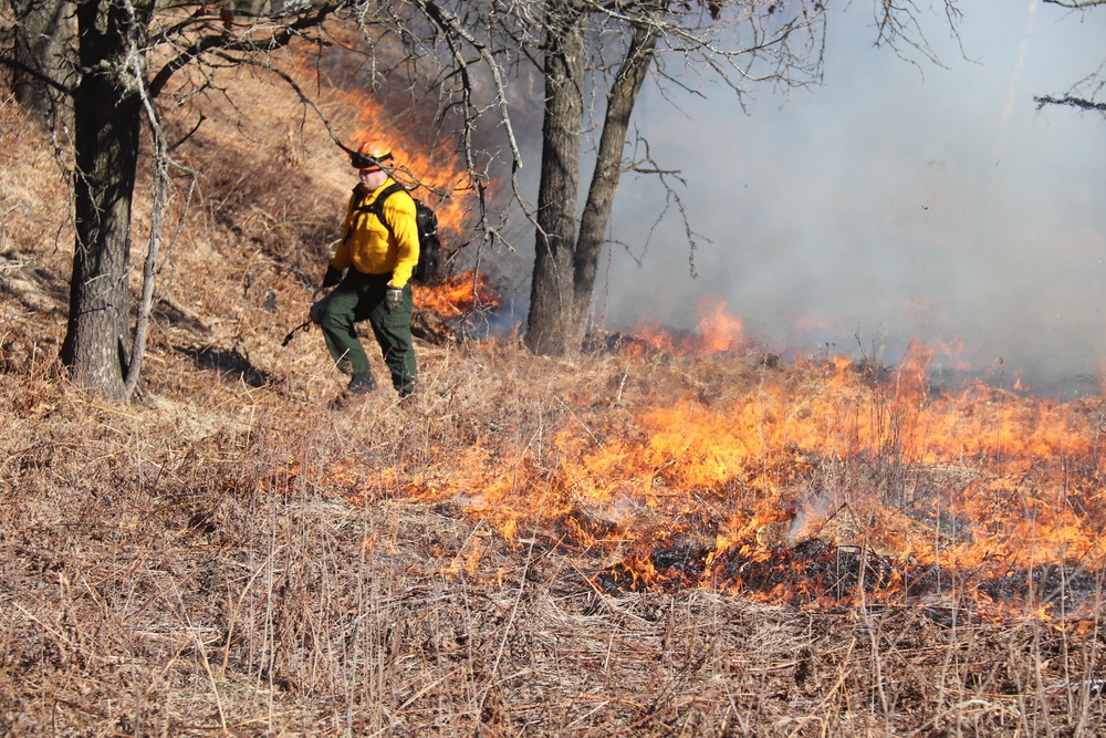 Fort McCoy holds 2023’s first prescribed burn at installation