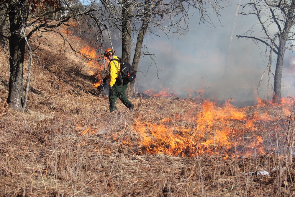 Fort McCoy holds 2023’s first prescribed burn at installation