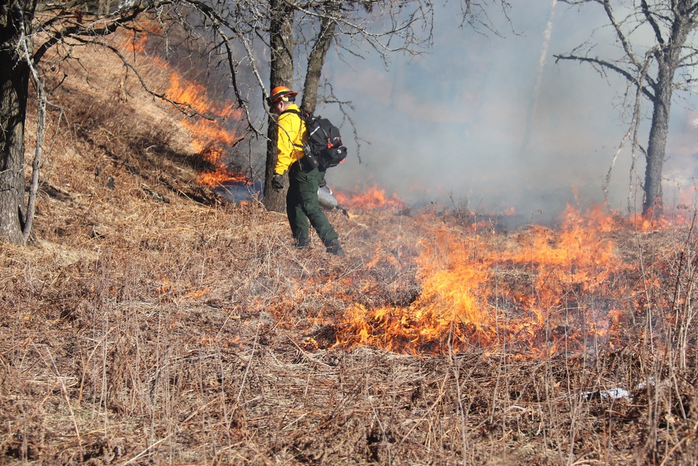 Fort McCoy holds 2023’s first prescribed burn at installation