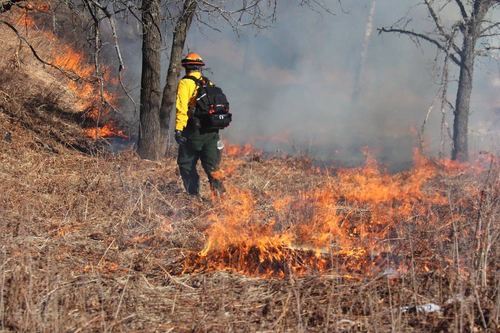 Fort McCoy holds 2023’s first prescribed burn at installation