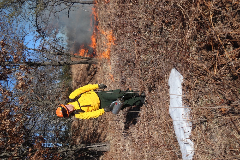 Fort McCoy holds 2023’s first prescribed burn at installation