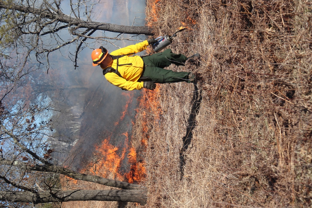 Fort McCoy holds 2023’s first prescribed burn at installation