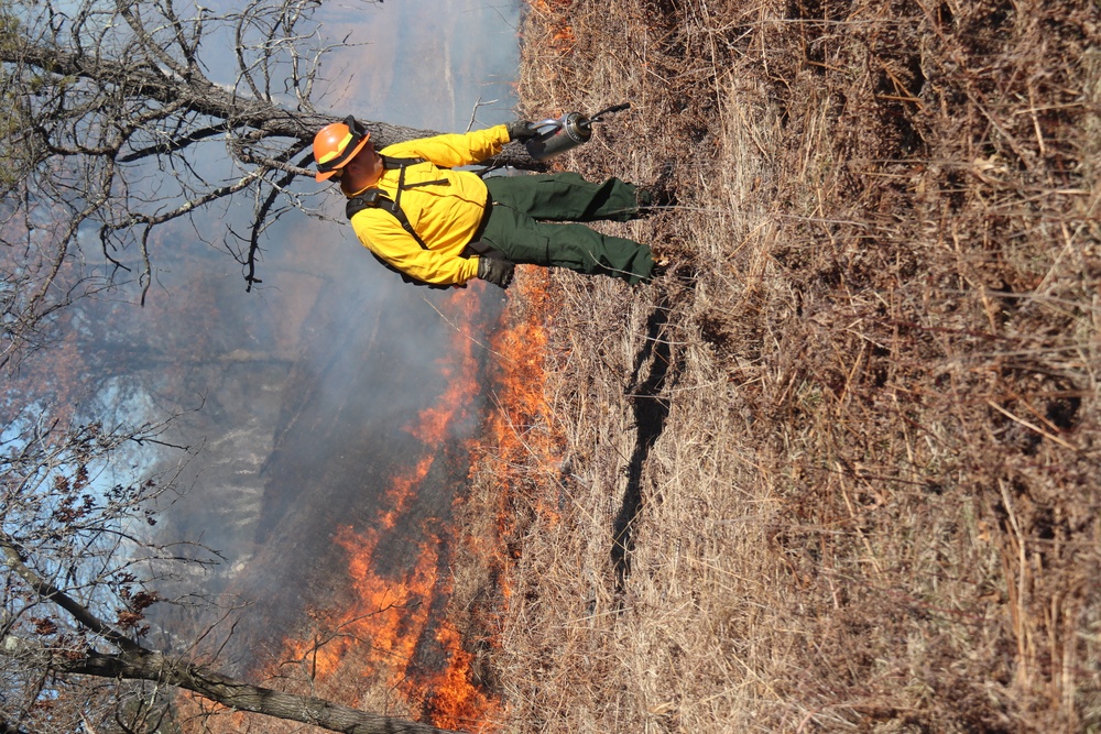 Fort McCoy holds 2023’s first prescribed burn at installation