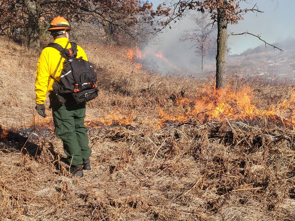 Fort McCoy holds 2023’s first prescribed burn at installation