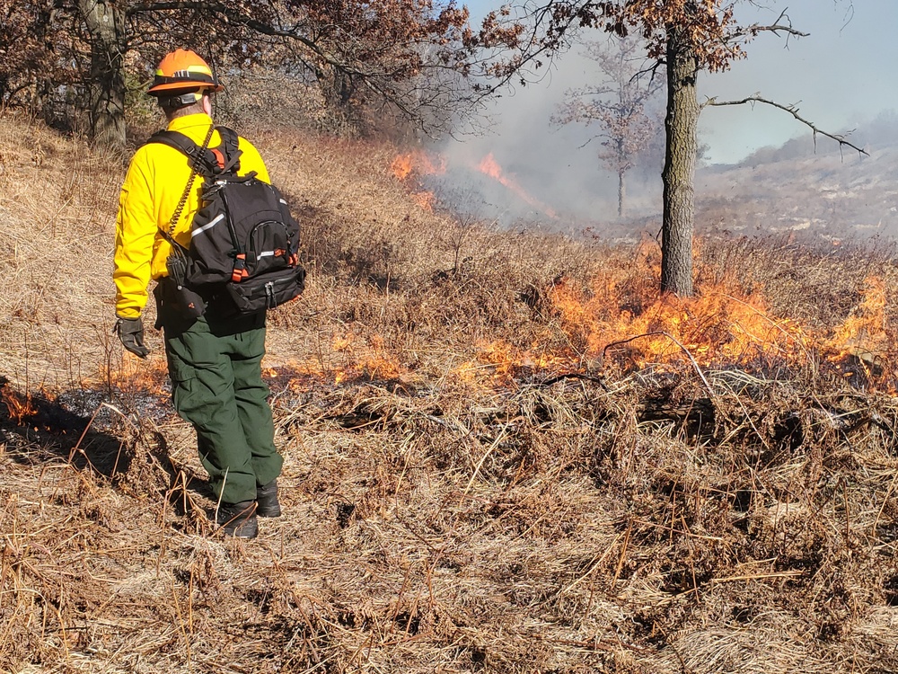 Fort McCoy holds 2023’s first prescribed burn at installation