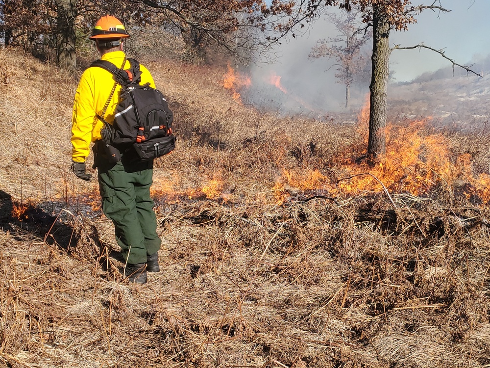 Fort McCoy holds 2023’s first prescribed burn at installation