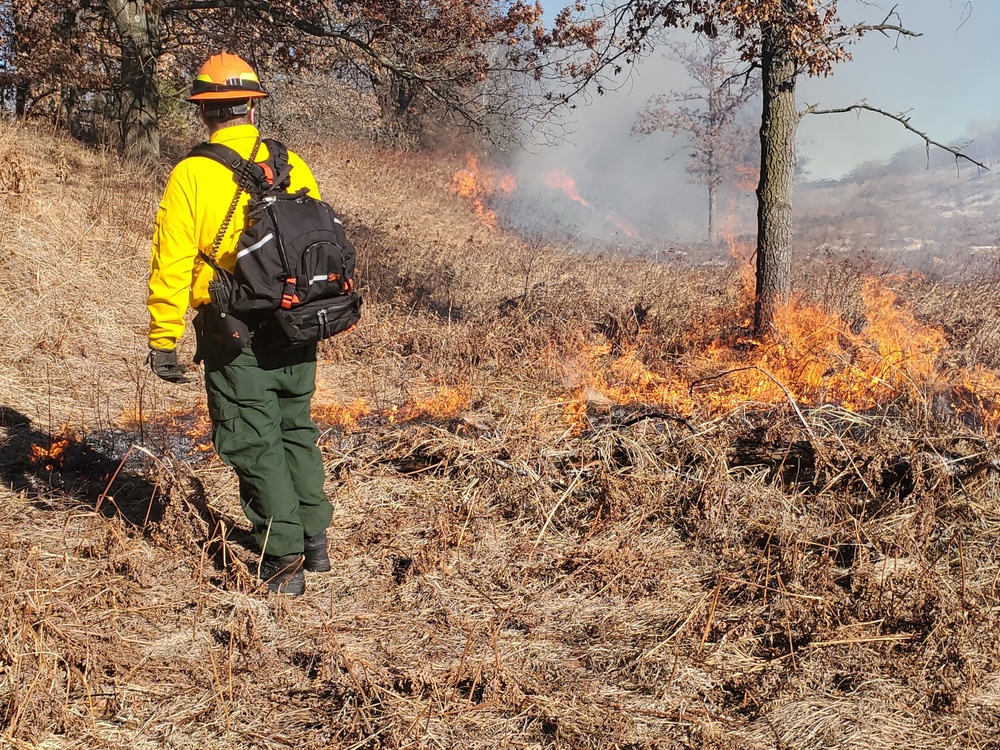 Fort McCoy holds 2023’s first prescribed burn at installation