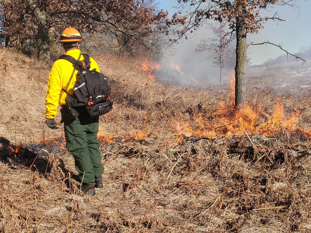 Fort McCoy holds 2023’s first prescribed burn at installation