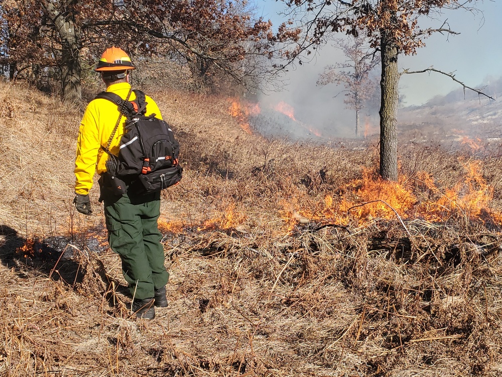 Fort McCoy holds 2023’s first prescribed burn at installation