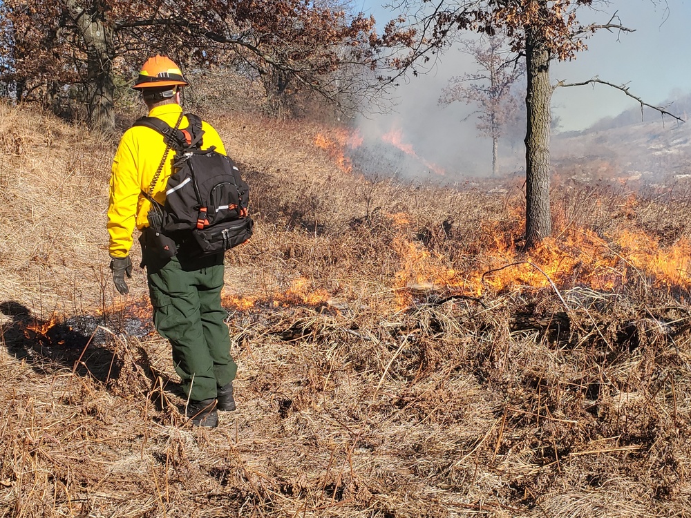 Fort McCoy holds 2023’s first prescribed burn at installation