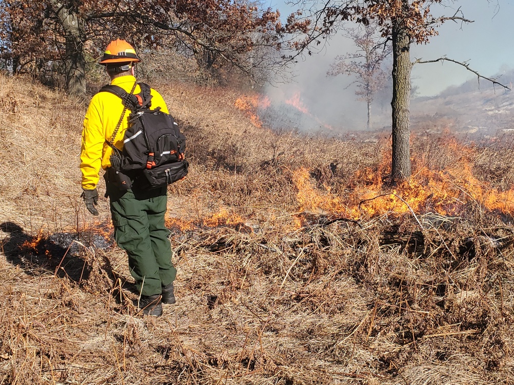 Fort McCoy holds 2023’s first prescribed burn at installation