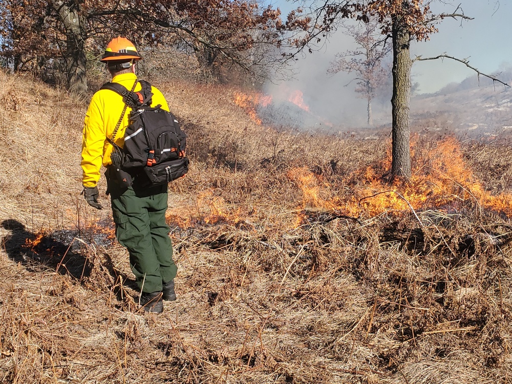 Fort McCoy holds 2023’s first prescribed burn at installation