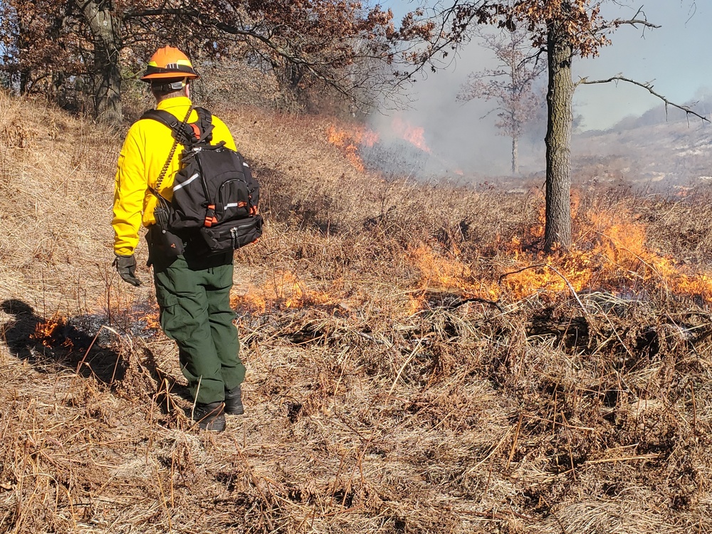 Fort McCoy holds 2023’s first prescribed burn at installation