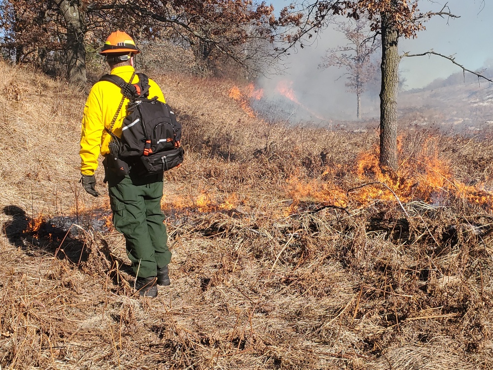 Fort McCoy holds 2023’s first prescribed burn at installation