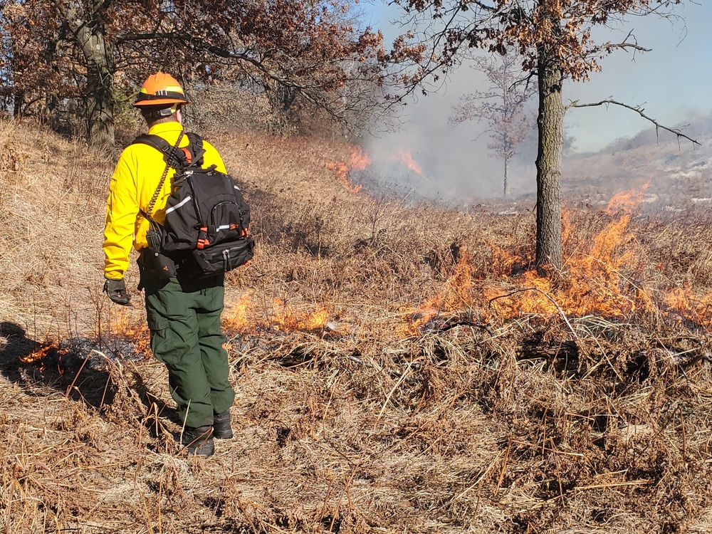 Fort McCoy holds 2023’s first prescribed burn at installation