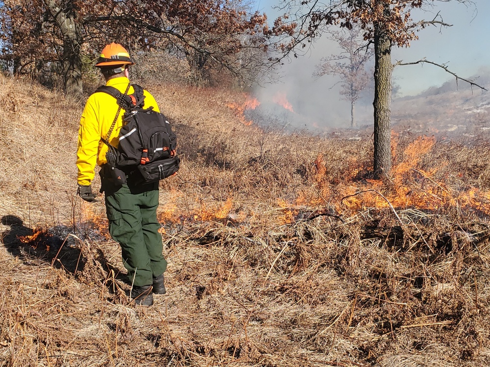 Fort McCoy holds 2023’s first prescribed burn at installation