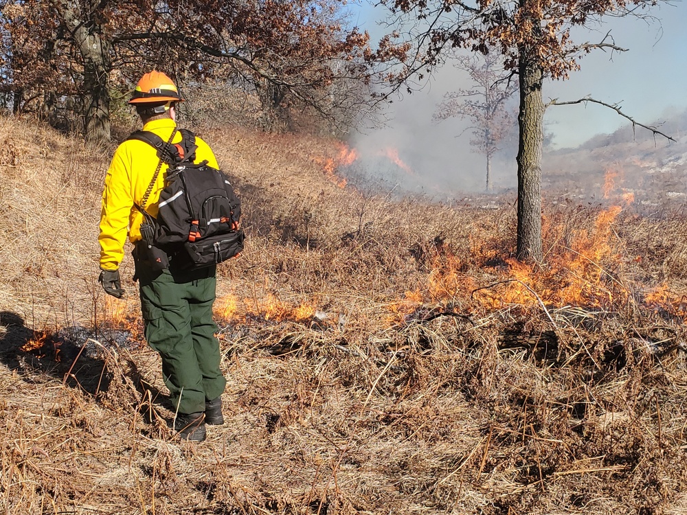 Fort McCoy holds 2023’s first prescribed burn at installation