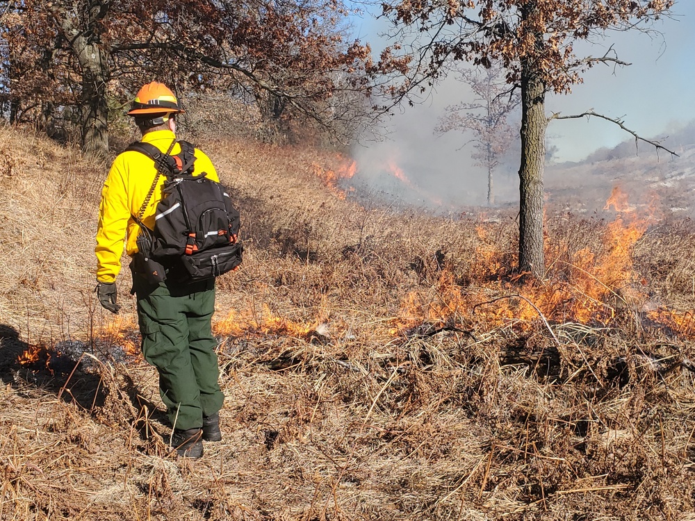 Fort McCoy holds 2023’s first prescribed burn at installation