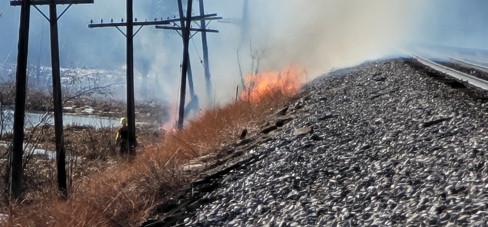 Fort McCoy holds 2023’s first prescribed burn at installation