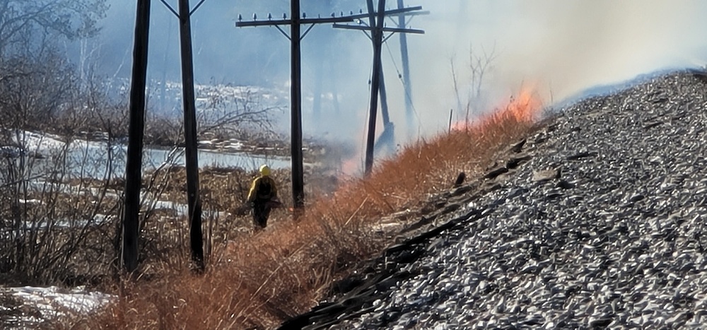 Fort McCoy holds 2023’s first prescribed burn at installation