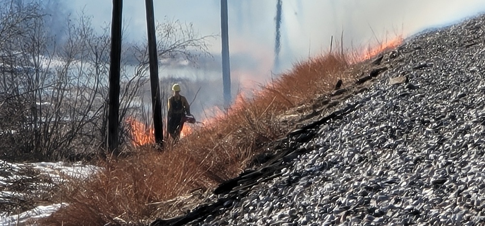 Fort McCoy holds 2023’s first prescribed burn at installation