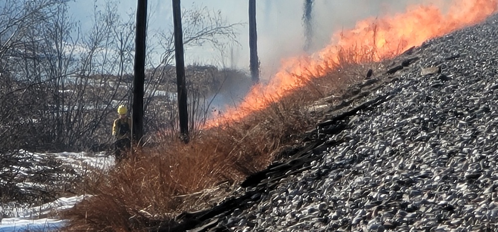 Fort McCoy holds 2023’s first prescribed burn at installation